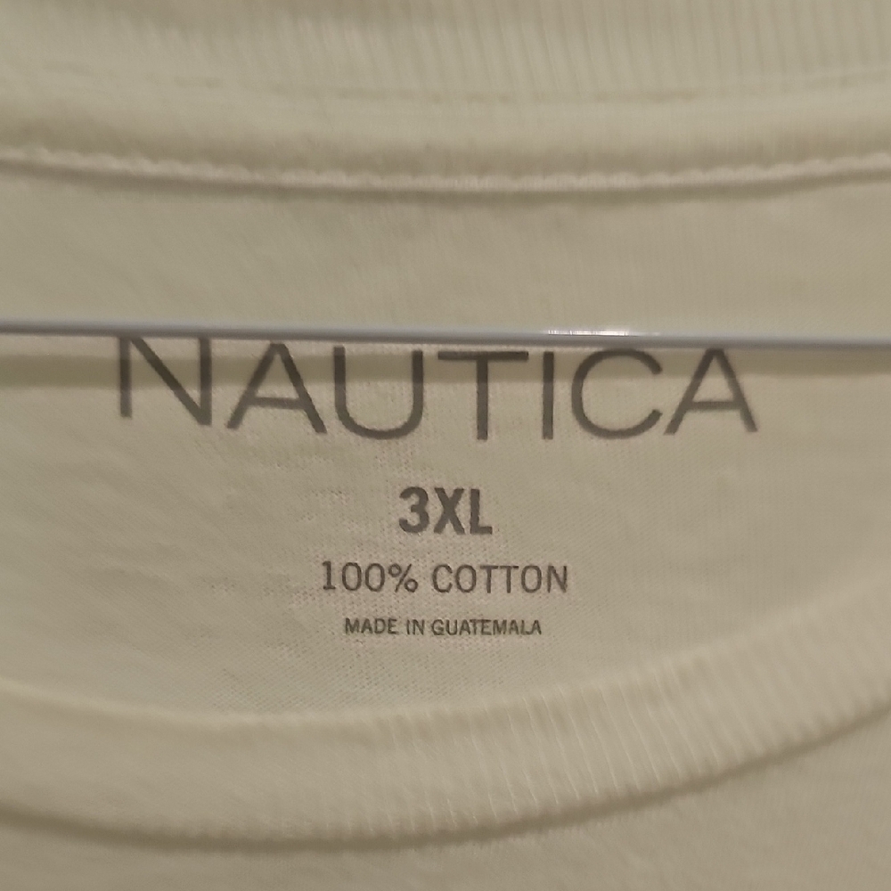 Nautica Men's Classic White Tee - Picture 2 of 3